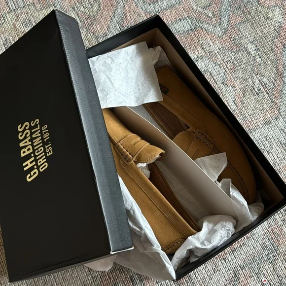 G.H. Bass Men's Davis Slip-On Suede Driver Mocs - Picture 12 of 12